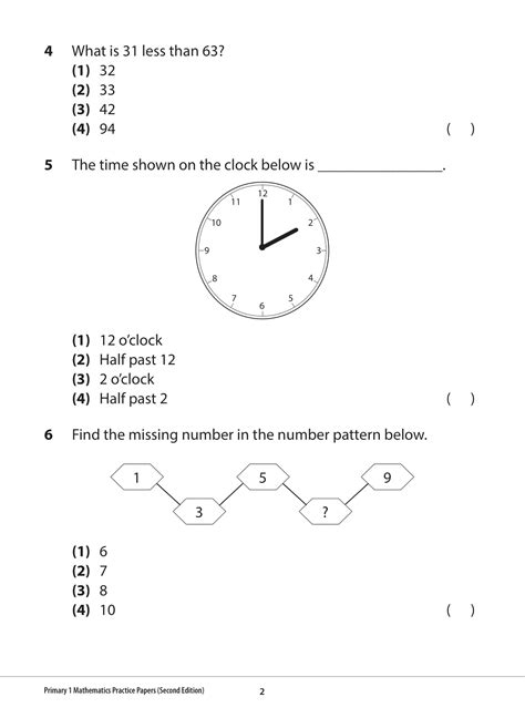 primary 1 math worksheets singapore